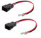 Sound Way pack de 2 cables adaptadores de altavoz – Conector ISO Plug & Play, codificado por colores, plano compatible con Alfa Romeo, Fiat, Lancia, Citroën, Dacia, Peugeot, Renault, Opel y Nissan