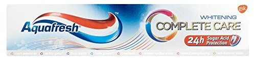Aquafresh Aquafresh Complete Care Whitening Fluoride Toothpaste, 75 milliliters