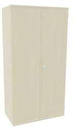 Geramöbel Flügeltürenschrank, 3 Dekor-Einlegeböden, abschließbar, 800x425x1536, Ahorn/Ahorn