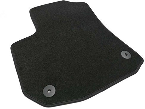 Fußmatte kompatibel mit Opel Zafira B Fahrermatte Velours (Ersatz Matte) Automatte in Original Qualität, Schwarz