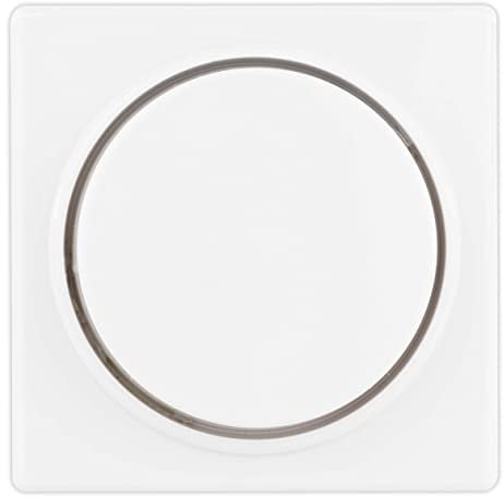 REV Quadro, Dimmer Abdeckung, Drehknopf für Regler, weiss