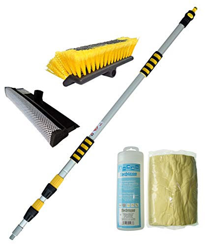 24ocean Auto Waschbürsten Set NR3 Teleskop Waschbürste 130-300cm