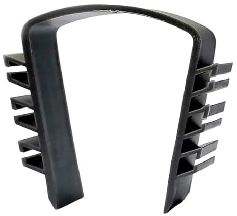 LTG PRO 12 Pcs Fence Panels Noise Stoppers – Garden Fence Wind Anti-Rattling Clips – Durable Plastic Wedges for Concrete Slotted Posts – Easy Installation – (Black)