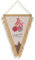1. FC Köln Retrowimpel mit Goldkette, 27 cm Schmuckwimpel, Banner, Wimpel - Plus Lesezeichen I Love Köln