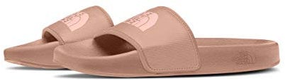 THE NORTH FACE Women's Base Camp Slide III, Cafe Creme/Evening Sand Pink, 5