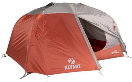 Klymit Cross Canyon 3 Tent-Red/Grey Zelt, grau, 3-Person