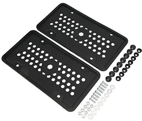 2 pièces mince support de plaque souple cadre de plaque d'immatriculation flexible USA modèle