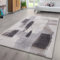 TT Home Wohnzimmer Teppich Kurzflor Abstraktes Design Pastell Used Look Modern Bunt, Farbe:Grau Beige Schwarz, Größe:120x170 cm