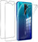 Vauki Coque pour Xiaomi Redmi Note 8 Pro avec Verre Trempé Protection écran 2 Pièces,Housse Etui Silicone TPU Souple Transparente et Vitre Film Protection,Antichoc Case pour Redmi Note 8 Pro 6.53