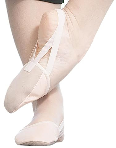 Kasmole Halbsohlen-Tanzschuhe - Turnschuhe Turners Tanzschuhe - Leichte Drehschuhe, Ballettschuhe, rutschfeste Tanzschuhe für Jazz-Ballett, Lyrical Modern Contemporary