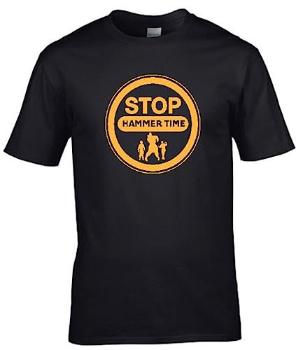 Stop Hammer Time MC Hammer Rap Dance Music T-Shirt