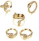 Dervivea Boho Geschichtet Schlange Knöchel Ringe Gold Stapelbar Serpent Offene Ringe Punk Schlange Fingerringe Multi Schlange Ringe Set Schmuck Für Frauen Und Mädchen 5pcs