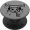 Y2K 90s Cat with Headphone Headset PopSockets Swappable PopGrip