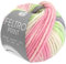 Lana Grossa FELTRO PRINT 50 g moderne Filzwolle in Print-Farben (schrumpft beim Waschen ca. 30-40%) 50 m, Farbe:1302 - Rosa/Pastellgrün/Hellgrau/Natur