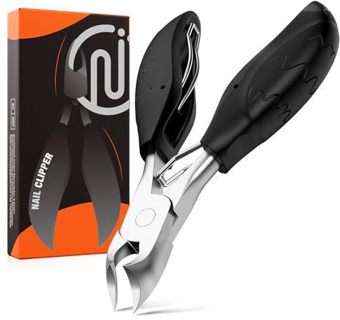 Coupe Ongle Pied Professionnel, Pince Coupe Ongle Pour Pied Ongle Épais et dur Incarné, Super Pointu Coupe Ongle ou Ncarnés Ciseaux à Ongles avec Soft Poignée imitations d'ailes antidérapante en ABS