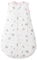 Duomiaomiao 2.5Tog Schlafsack Baby Ganzjahres, 100% Baumwolle Baby Schlafsack Winter, Mädchen Neugeboren,Warmer Schlafsack Neugeborene Kinder(2.5 TOG/Blumen/85)