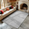 Carpetsale24 Teppich 200x290 cm Grau, Hochflor Wohnzimmer Teppich, Weich & Flauschig, Skandinavisch Boho Stil, Langflor Shaggy, Pflegeleicht, Jute Rückseite