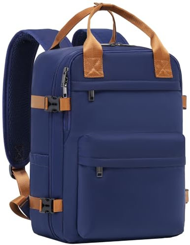COOLIFE Handgepäck Rucksack für Easyjet Handgepäck 45x36x20, Reiserucksack Handgepack Flugzeug 30L mit Laptopfach für Weekender Kurze Trip, für Herren Damen