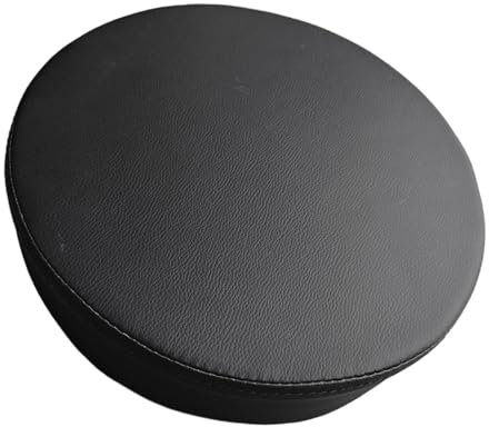 Harilla Barstool Replacement Bar Stool Repair Removable Bar Chair Seat Cushion Seat Top for Home Gaming Counter Swivel Chair Office, Black