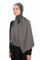 Ayisah Jersey Kopftuch Damen Hijab Muslimisch - Dunkelgrau Viskose Jersey Hijab Kopftuch Für Damen - Dehnbar Moderne Islamische Hidzab Kopftücher Schal - Hidzab Kopftücher 70x180 cm (Dunkelgrau)