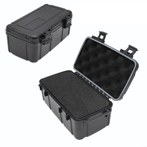 Alanmoship Tool Organiser Box Camera Case Waterproof with Protective Hard Case and Foam Insert Shockproof Flight Case Tools Boxes for Electronics Lens Drone Equipment (WL604B#)