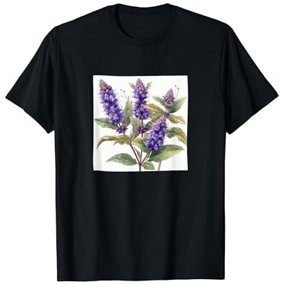Anise Hyssop Flower Cottagecore Graphic T-Shirt