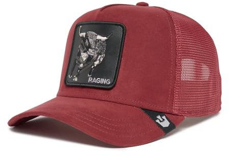 Goorin Bros. Trucker Cap The Suede Rager Burgundy Dunkelrot, Size:OneSize