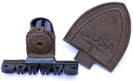 Musa Manufacturers Bogenköcher Strap on | Bogenköcher | Boa Köcher | 6 Pfeilköcher | Lederköcher | Recurvebogen | Jagdköcher | Pfeil und Bogen | Breitkopf Pfeilköcher