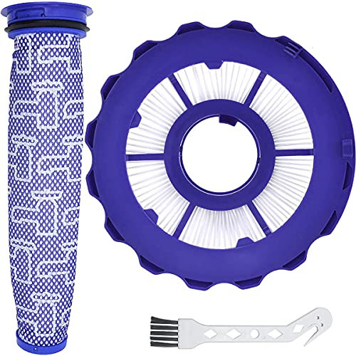 EATBALE Hepa Post Filter & Pre Filter Replacement for Dyson DC40 Animal/Multi Floor/Total Clean Vacuum Cleaner, Replaces # 923587-02 & 922676-01, with Cleaning Brush