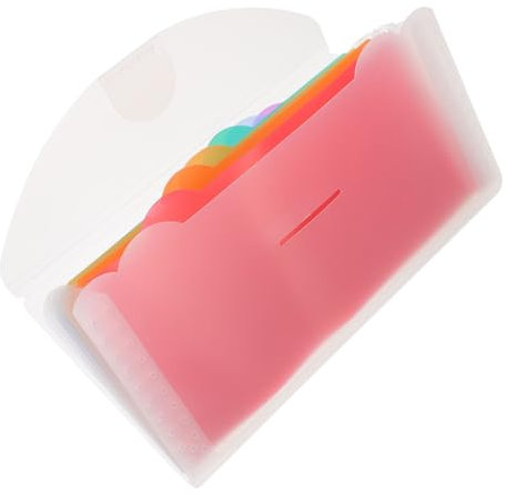 HAPINARY 2stücke Plastikordner Für Rechnungen Und Belege Kleiner Akkordeon-ordner Aus Kunststoff Organizer Mit Fächern Für Banknoten Quittungen Tickets Und Leicht Und Tragbar Für Aufbewahru