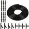 4m Universal Scheibenwaschanlage Schlauch, Wischwasserschlauch Reparaturset, Scheibenwaschschlauch Reparatur Set, Automotive Schlauch, mit 30 Schlauchverbinder, für Scheibenwaschanlage