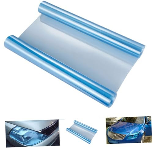 CHILDWEET Scheinwerfer Tönungsfolie Autoaufkleber Rauch Nebelscheinwerfer Rücklicht Getönte Vinylfolie Autodekoration Aufkleber Blau Leich Zu Reinigen Wasserfest Hitzebeständig Robust Schütz