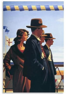sipfsi Jack Vettriano Meisterwerke (Verteidiger der Tugend), Poster, dekoratives Gemälde, Leinwand, Wandkunst, Wohnzimmer, Schlafzimmer, 20 x 30 cm
