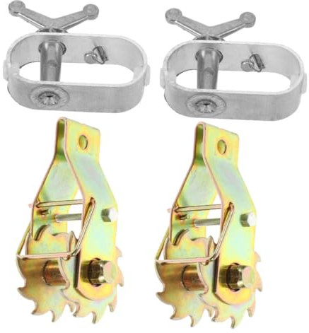 BAZEITFLOW 4 Stücke Draht Spanner Heavy Duty Fechten Linie Spanner Einfach Installieren Outdoor Kabel Seil Spanner