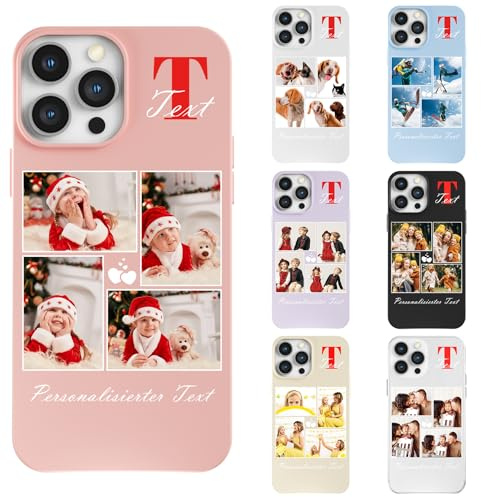LQGBFCLK Personalised Photo Phone Case for iPhone 12 Mini, Customised Phone Case With Picture Photo Text, Shockproof Scratch-Resistant Phone Cover, Customised Gifts Perfect for Family