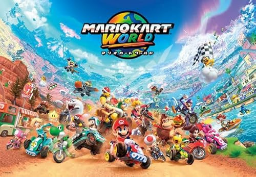 Ensky Mario Kart World (2) Offizielles Puzzle, 1000 Teile, 51 x 73,5 cm, 1000T-554