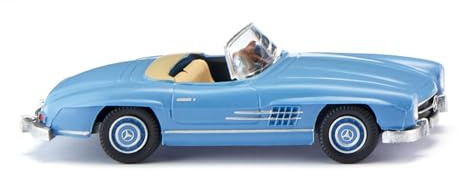 Wiking H0 023301 Mercedes Benz 300 SL Cabrio - hellblau, Spur H0 1/87 Kein Spielzeug!!
