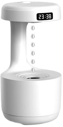 BEOSIOR Humidifier for Bedroom, 800ml Anti Gravity Air Humidifier, Cool Mist Humidifier for Baby, Plants, Office, Quiet 36dB, 8H Runtime