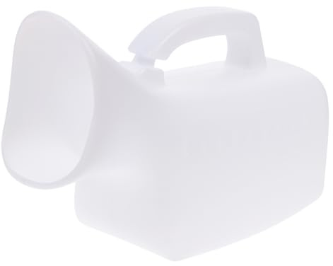 TOVINANNA Portable Women Urinal Bottle 1000ml Plastic Patient Urine Container Sealing Lid for Home and Hospital Use