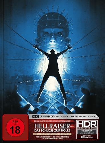 Hellraiser - Das Schloss zur Hölle, Mediabook E (UHD + 2x Blu-ray)