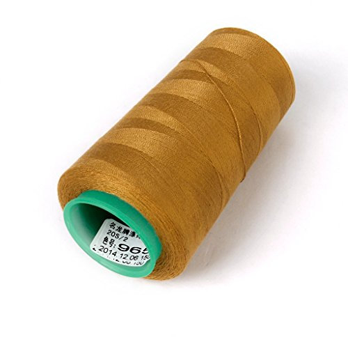 Unbekannt Spool di poliestere Jeans cucito filo per macchina da cucire 20S/2 (oro)