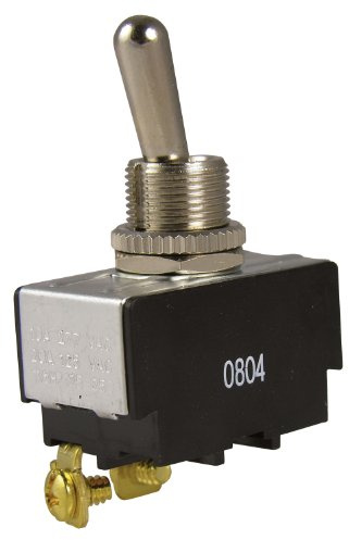 Gardner Bender GSW-10 Electrical Toggle Switch, SPST, ON-OFF, 20 A/125V AC, Screw Terminal