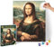 Schipper 609130511Malen nach Zahlen - Mona Lisa - Bilder malen für Erwachsene, inklusive Pinsel und Acrylfarben, 40 x 50 cm, Mehrfarbig