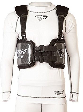 Speed gilet di protezione Saturn, in Kevlar, nero, Donna Uomo, L