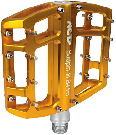 NC-17 Sudpin III S-Pro Plattform Fahrrad Pedale, Gold, One Size