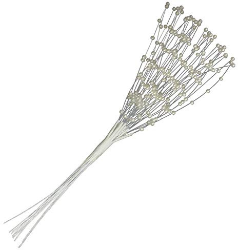 24 Pearl Bead Spray[ 2 bunches ] ivory