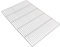 Wiltec Parrilla barbacoa 60x40 cm rectangular plancha asadero acero Inoxidable universal