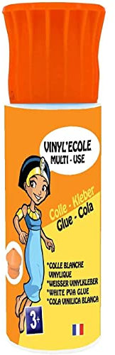 CLÉOPÂTRE Vinyl-Kleber Vinyschule, Flaschenaufsatz, 25 g, 6 Stück