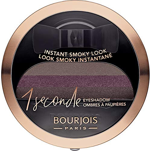 Bourjois, Ombretto One Seconde Eyeshadow, Palette Ombretti per Smokey Eye a Lunga Durata, 03 Belle Plum, 3 g