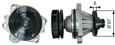 GATES Waterpump WP0141